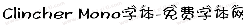 Clincher Mono字体字体转换